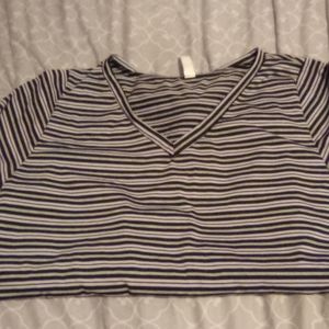 V neck tee shirt